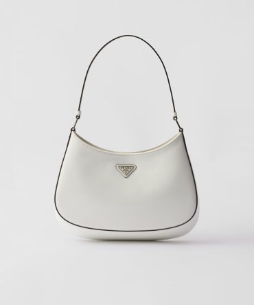 Prada Cleo Brushed Leather Shoulder Bag