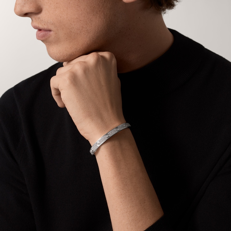 LOVE bracelet, classic model, paved, 12 diamonds - 图片 5