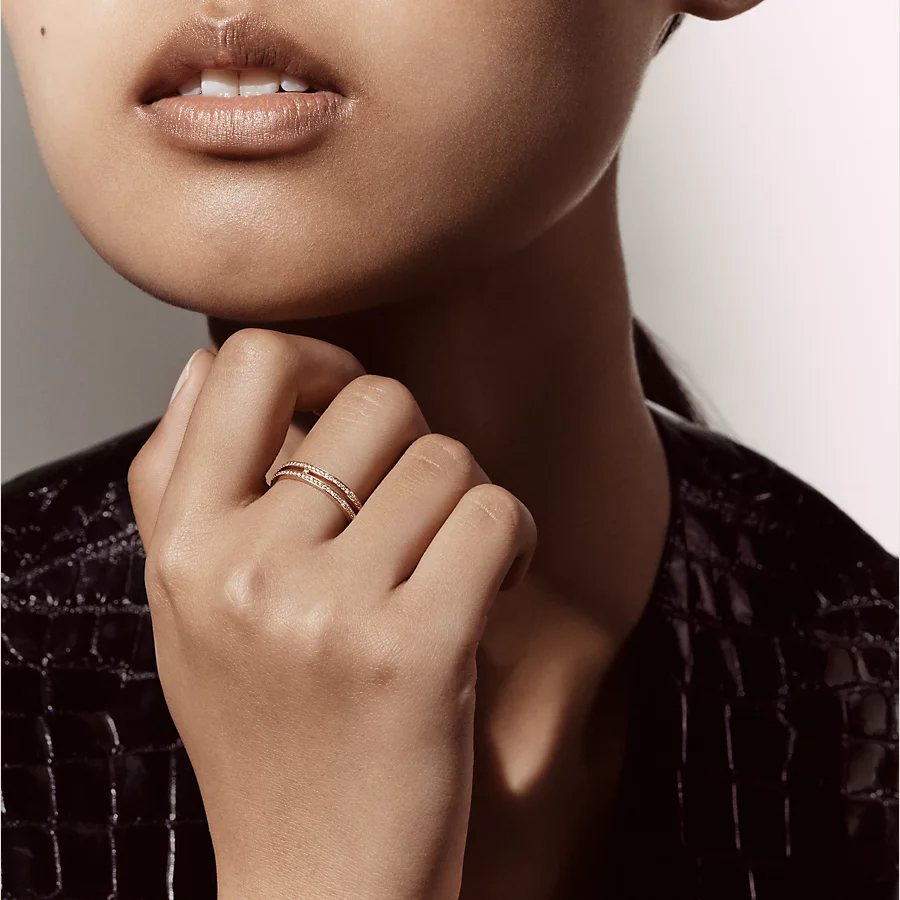 Ariane wedding band, small model - 图片 2