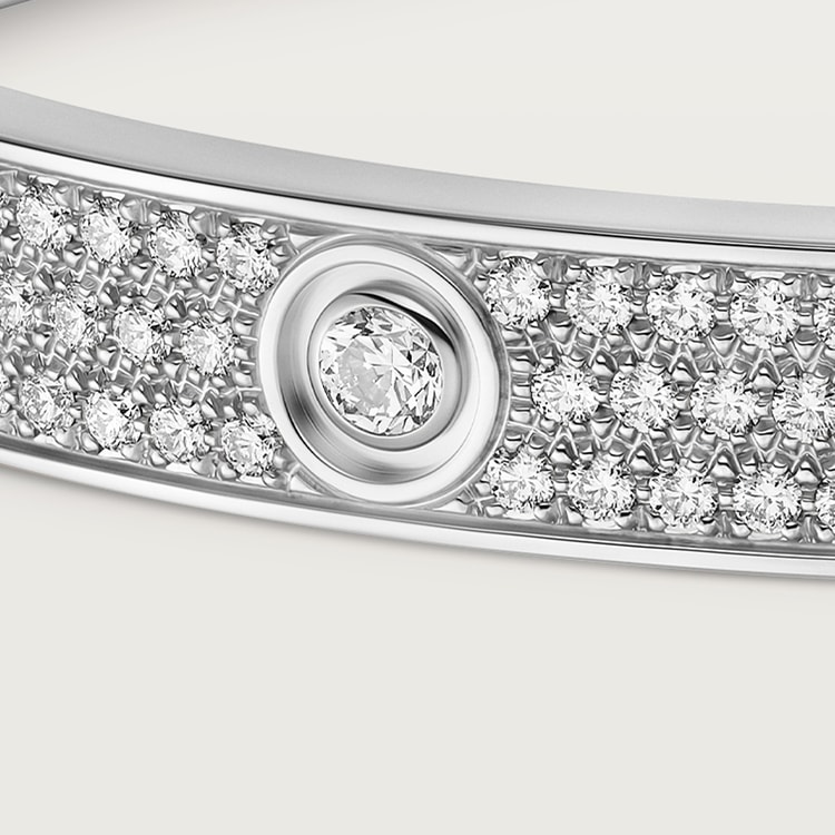 LOVE bracelet, classic model, paved, 12 diamonds - 图片 3