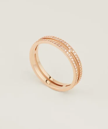 Ariane wedding band, small model