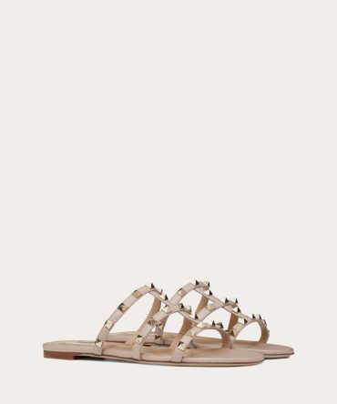ROCKSTUD FLAT SLIDE SANDAL